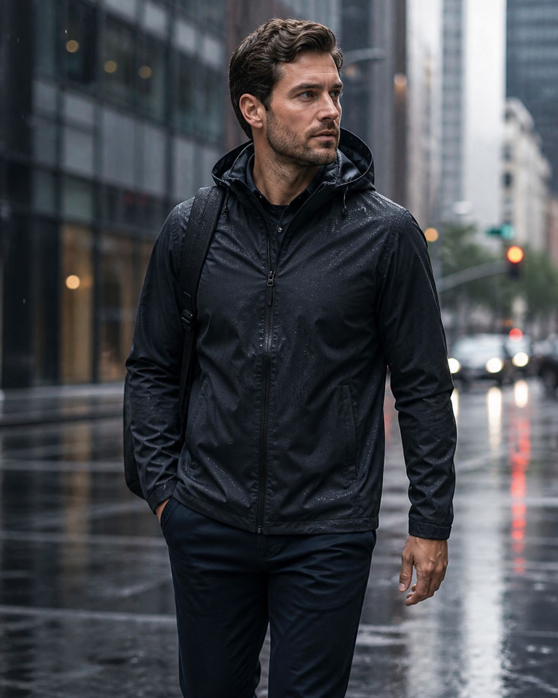 DryShift Lightweight Waterproof Rain Jacket