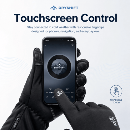 DryShift Waterproof Touchscreen Gloves - dryshift