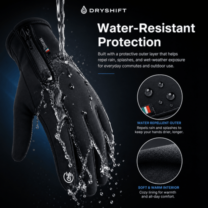 DryShift Waterproof Touchscreen Gloves - dryshift